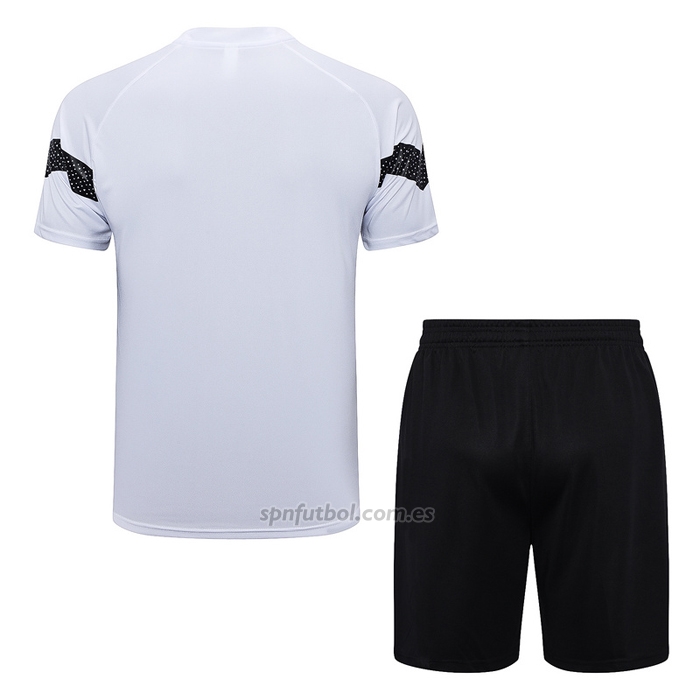 Chandal del Borussia Dortmund Manga Corta 2022-2023 Blanco - Pantalon Corto